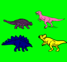 Dibujo Dinosaurios de tierra pintado por mvnvhvhvn