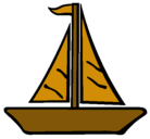 Dibujo Barco velero pintado por rafucho