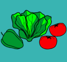 Dibujo Verduras pintado por Gagik
