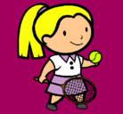Dibujo Chica tenista pintado por _CaRLa_