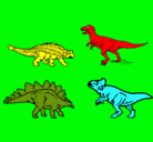 Dibujo Dinosaurios de tierra pintado por igujtigugufggj