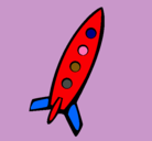 Dibujo Cohete II pintado por gabi