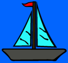 Dibujo Barco velero pintado por ainoha
