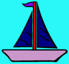 Dibujo Barco velero pintado por augusto