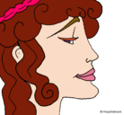 Dibujo Cabeza de mujer pintado por gean