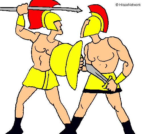 Lucha de gladiadores