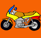 Dibujo Motocicleta pintado por javierix