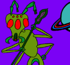 Dibujo Hormiga alienigena pintado por FabianPuebla