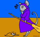 Dibujo La ratita presumida 2 pintado por carla