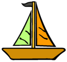 Dibujo Barco velero pintado por jnbj