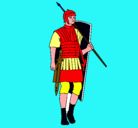 Dibujo Soldado romano pintado por josehwd
