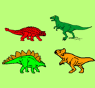 Dibujo Dinosaurios de tierra pintado por IAN