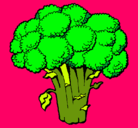 Dibujo Brócoli pintado por genoveva