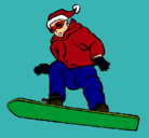 Dibujo Snowboard pintado por yytf