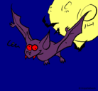 Dibujo Murciélago loco pintado por diego