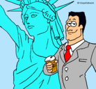 Dibujo Estados Unidos de América pintado por Laia