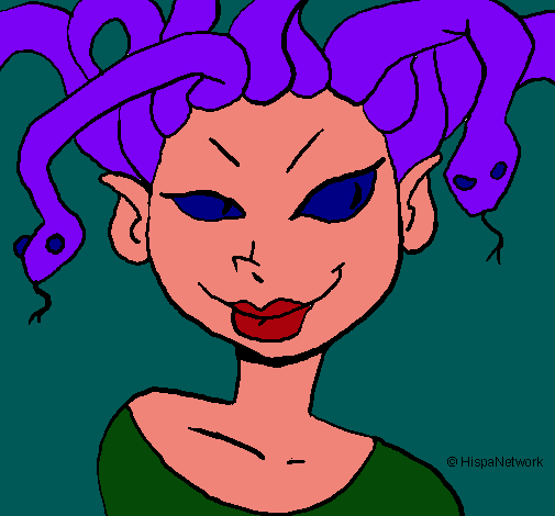 Mujer medusa