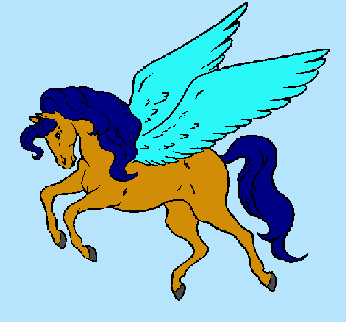 Pegaso volando