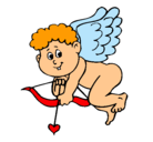 Dibujo Cupido pintado por ISABELAYELA