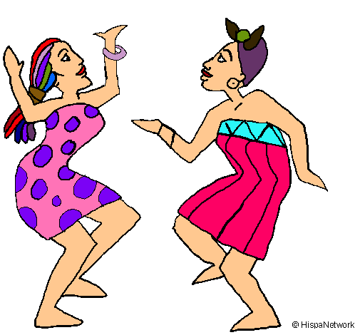 Mujeres bailando