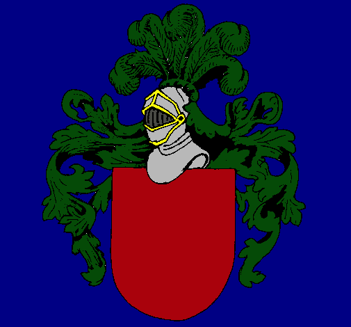 Escudo de armas y casco