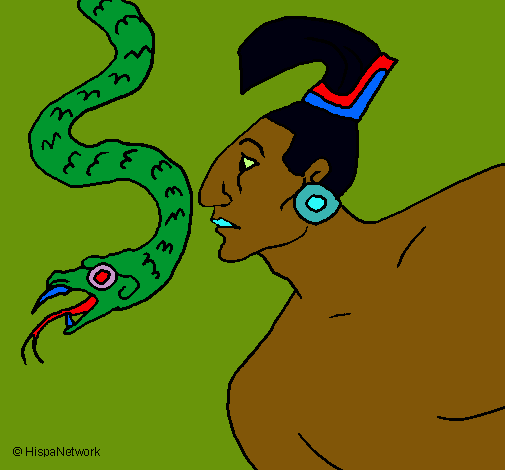 Serpiente y guerrero