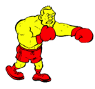 Dibujo Boxeador pintado por brandon