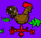 Dibujo Veletas y gallo pintado por MaryoriBereniceRamirez
