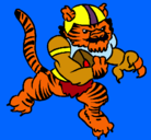 Dibujo Jugador tigre pintado por MANEL