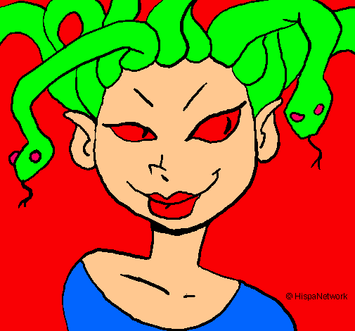 Mujer medusa