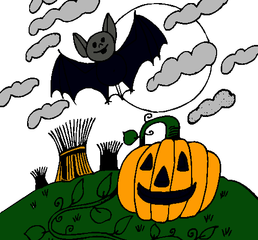 Paisaje de Halloween