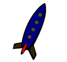 Dibujo Cohete II pintado por daniel