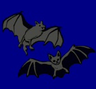 Dibujo Un par de murciélagos pintado por nerea