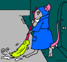 Dibujo La ratita presumida 1 pintado por gib