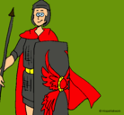 Dibujo Soldado romano II pintado por paco