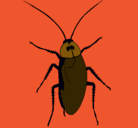 Dibujo Cucaracha grande pintado por ulises