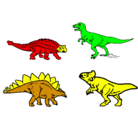 Dibujo Dinosaurios de tierra pintado por alvaro