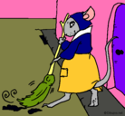 Dibujo La ratita presumida 1 pintado por kayra