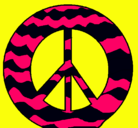 Dibujo Símbolo de la paz pintado por DIVINA