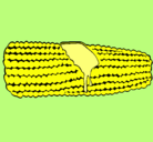 Dibujo Mazorca de maíz pintado por michelle