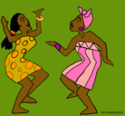 Dibujo Mujeres bailando pintado por G20ACr@LdiNe