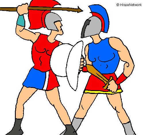 Lucha de gladiadores