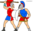 Dibujo Lucha de gladiadores pintado por 9