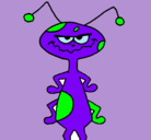 Dibujo Extraterrestre pintado por vbbbbbbbbbbbbb