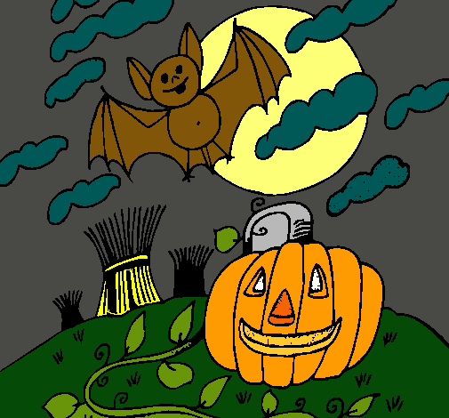 Paisaje de Halloween