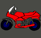 Dibujo Motocicleta pintado por naruto