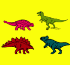 Dibujo Dinosaurios de tierra pintado por nectuno