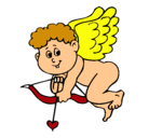 Dibujo Cupido pintado por yandryloreht