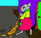 Dibujo La ratita presumida 1 pintado por loreinis