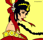Dibujo Princesa china pintado por Nacho